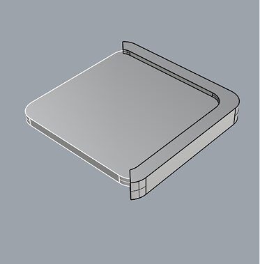 3D render of another pin shape variation